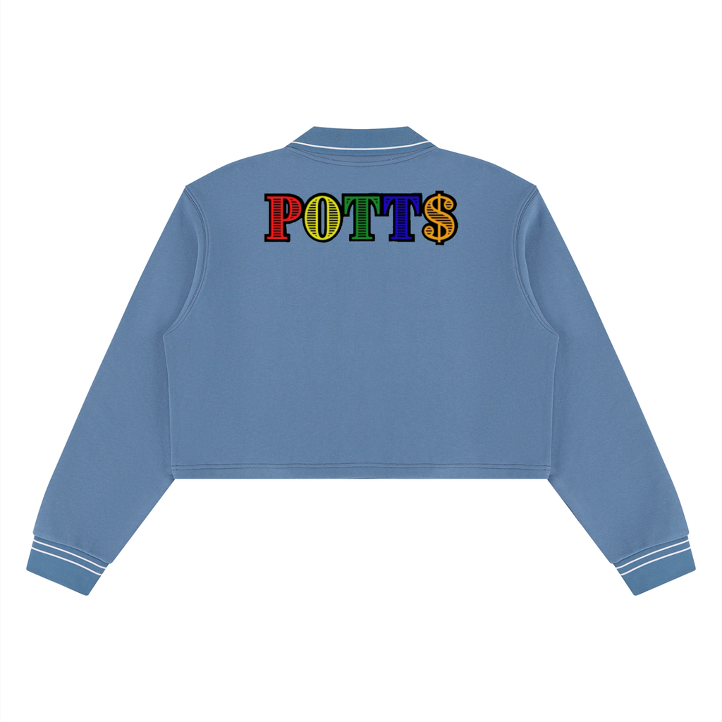 Women’s Crop Collared Sweatshirt