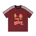 Unisex Colorblock Striped T-Shirt