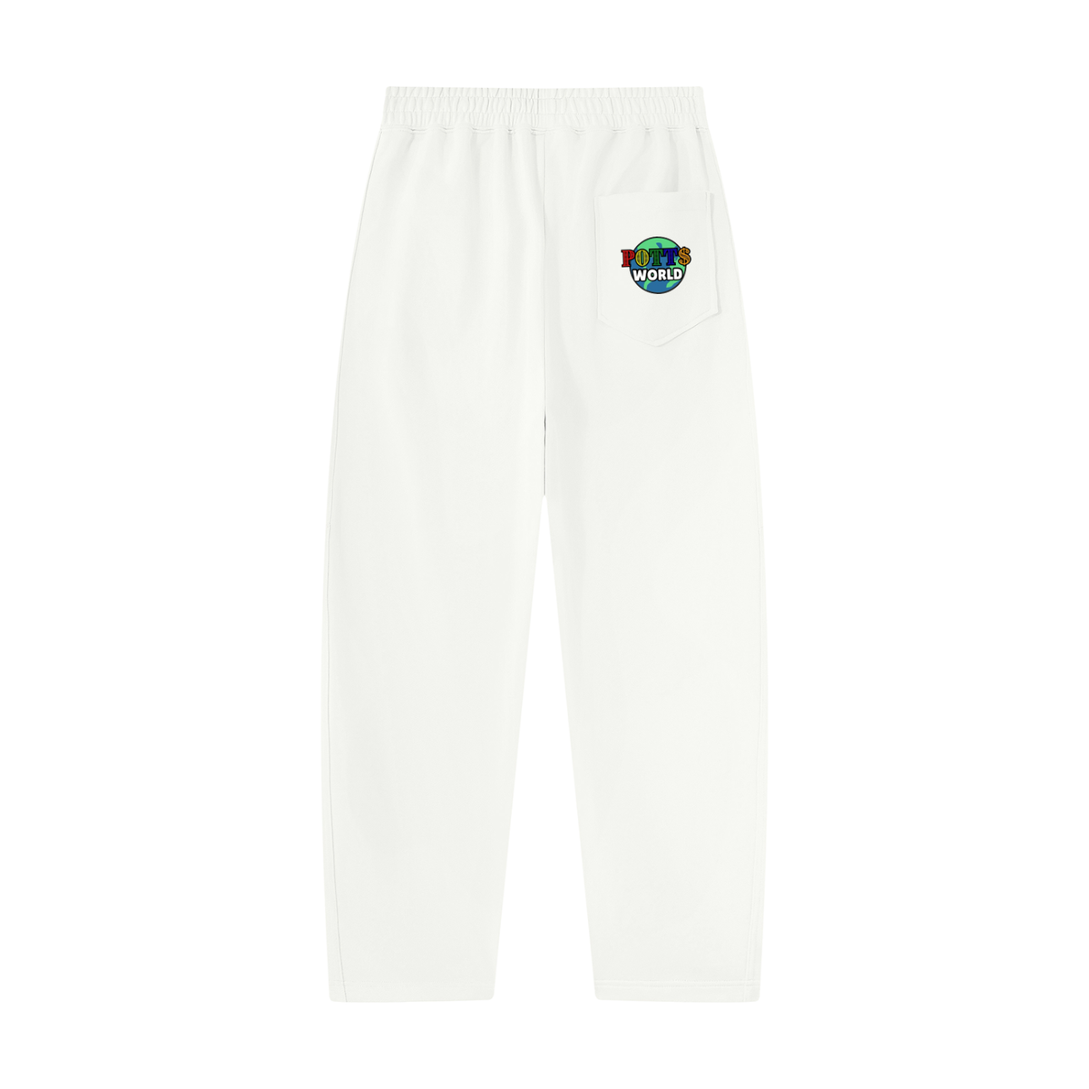 Unisex Tapered Straight Hem Sweatpants