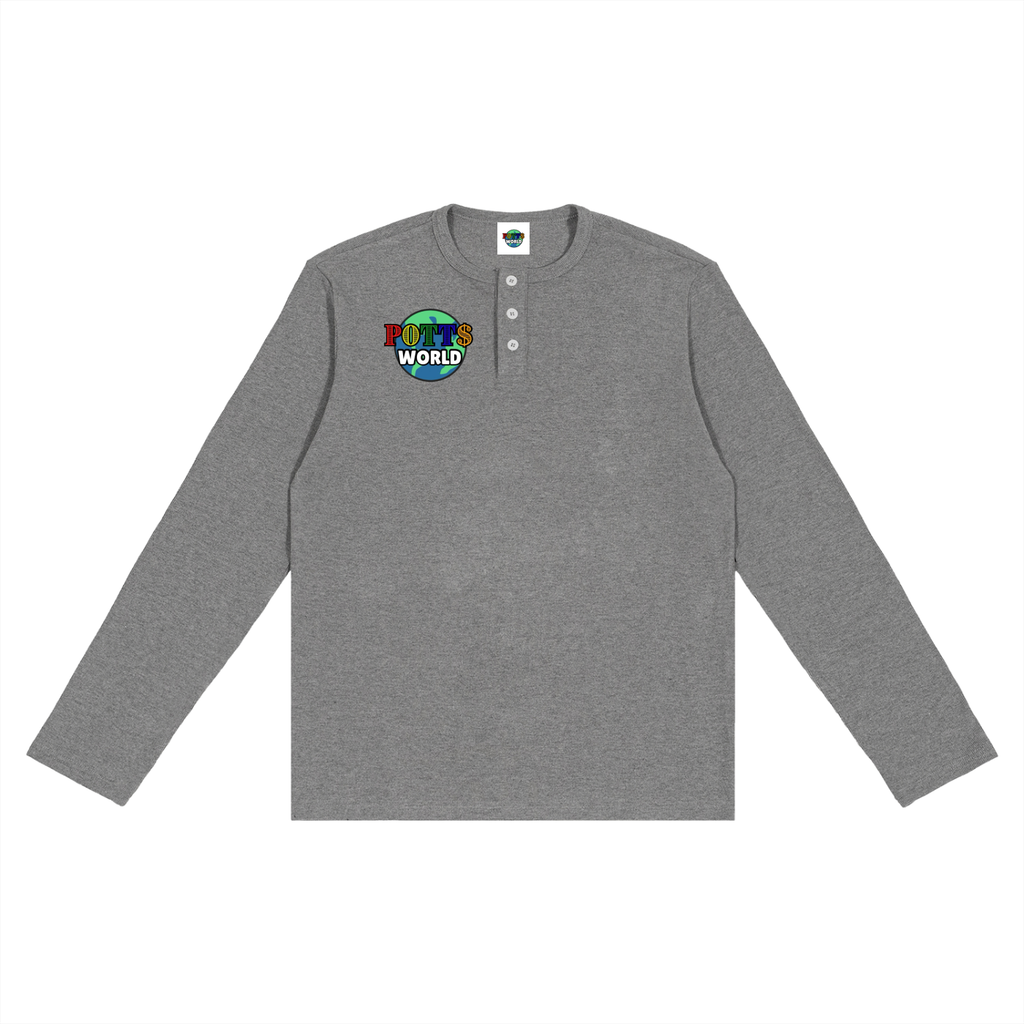 Long Sleeve Henley T-Shirt