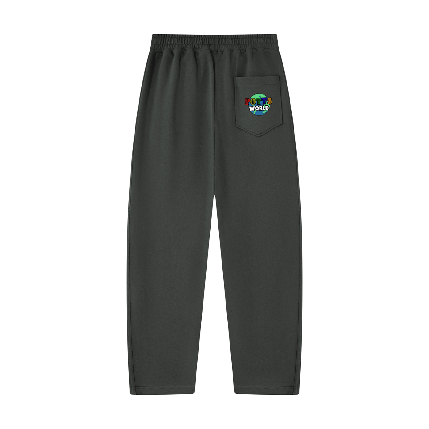 Unisex Tapered Straight Hem Sweatpants