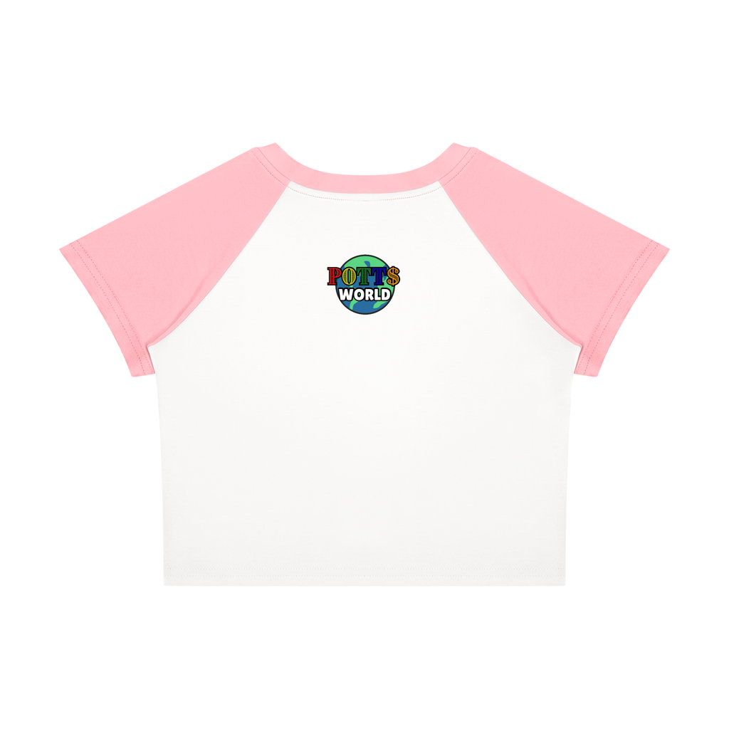 Women’s Raglan "Vibrate Higher" Block Baby T-Shirt