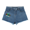 Women’s Vintage Wash High Rise Denim Shorts