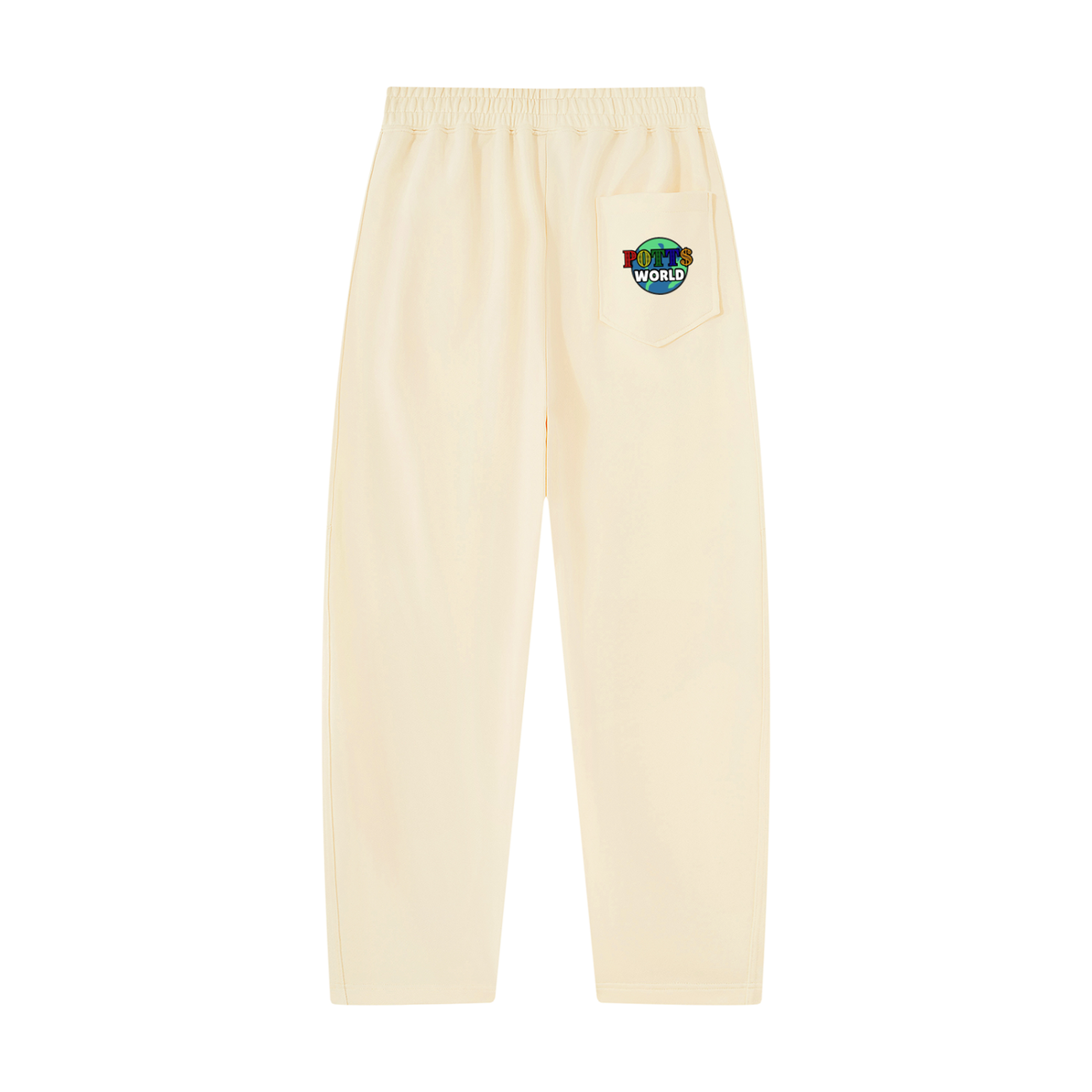 Unisex Tapered Straight Hem Sweatpants