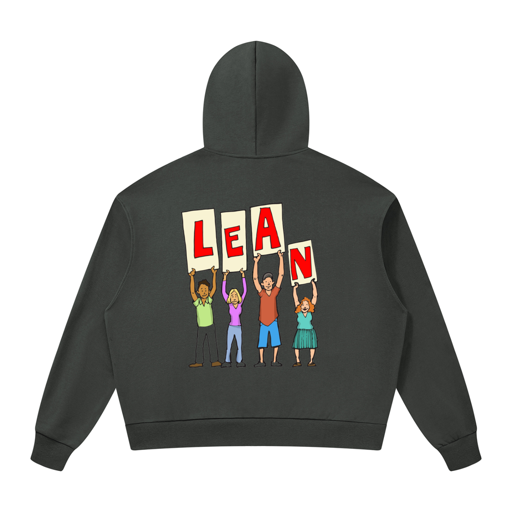 PW Unisex "LEAN"  Full Zip Hoodie