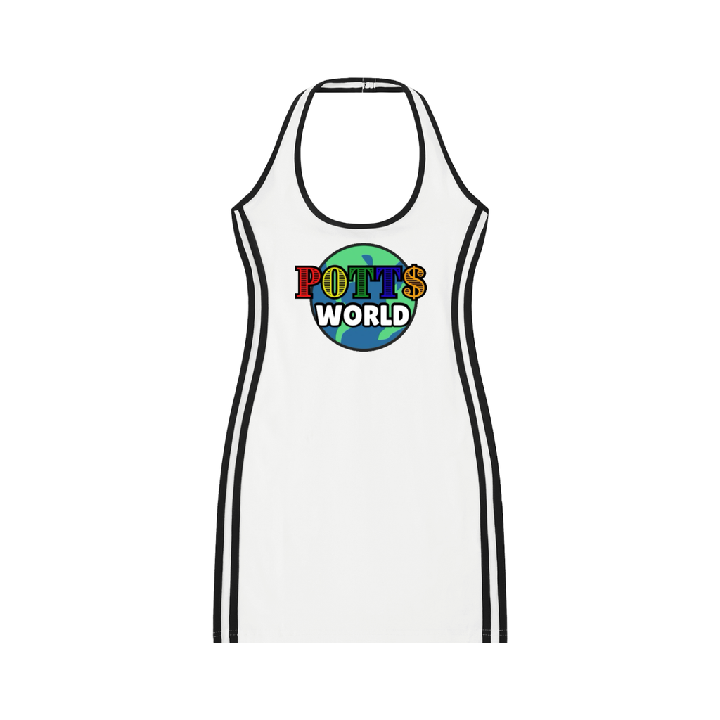 Women's Binding Tight Halter Dress