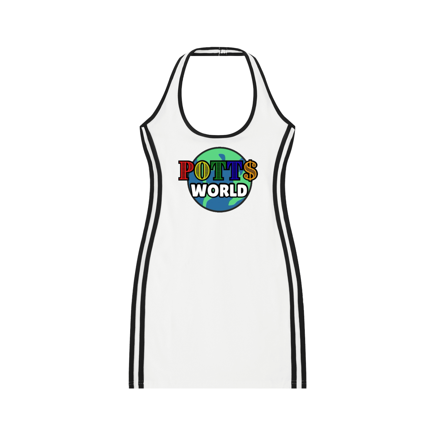 Women's Binding Tight Halter Dress