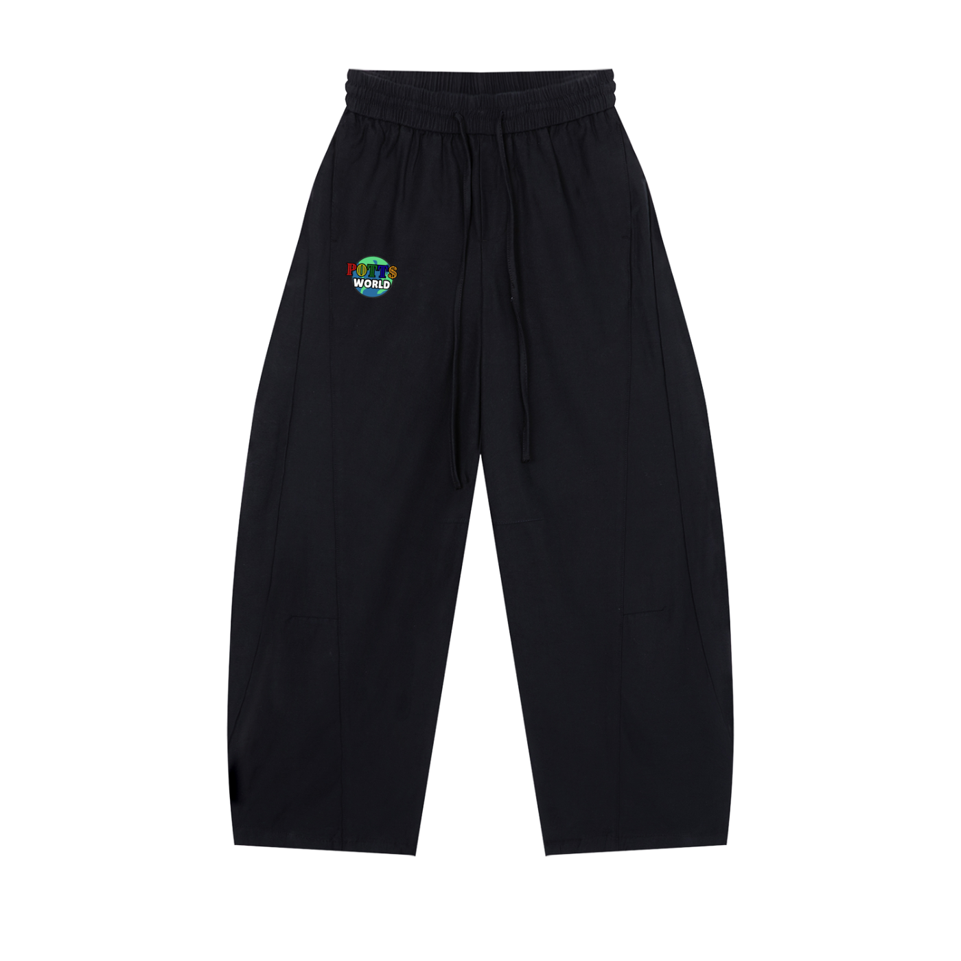 Unisex Wide Leg Drawstring Pants