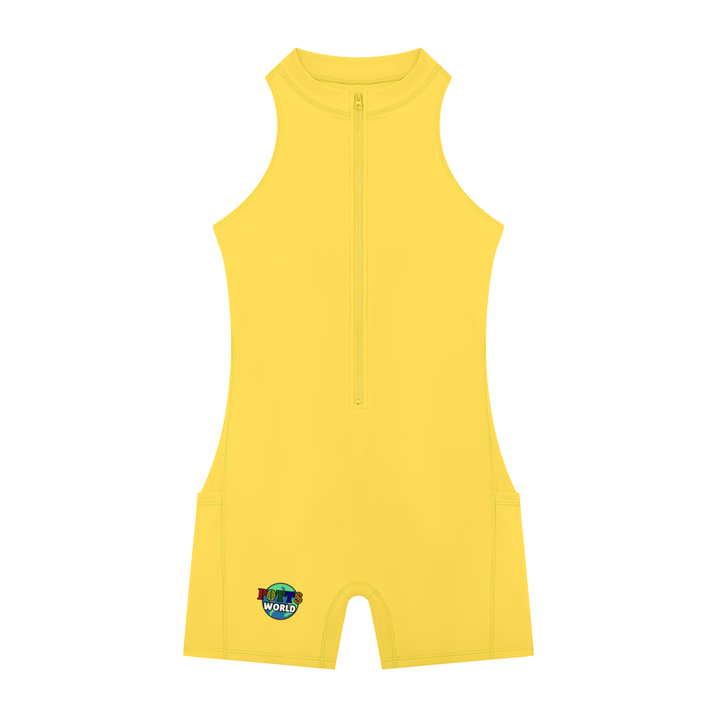 Women’s Quarter-Zip Yoga Romper