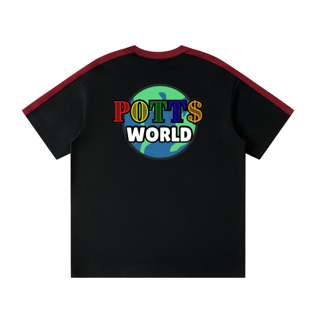 Unisex Colorblock Striped T-Shirt