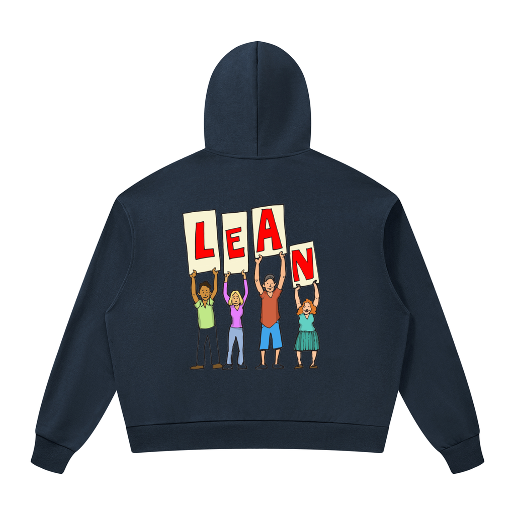 PW Unisex "LEAN"  Full Zip Hoodie