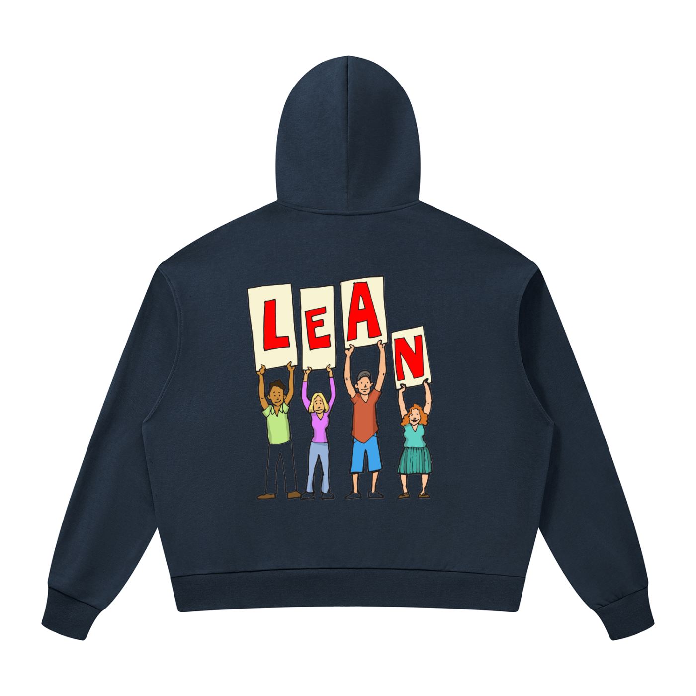 PW Unisex "LEAN"  Full Zip Hoodie