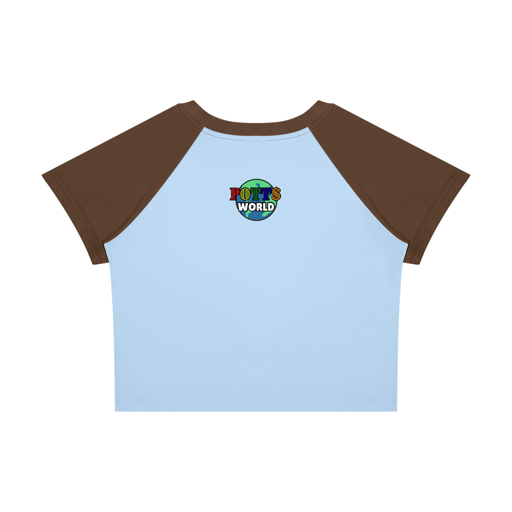 Women’s Raglan "Vibrate Higher" Block Baby T-Shirt