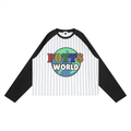 Unisex Striped Raglan Long Sleeve T-Shirt