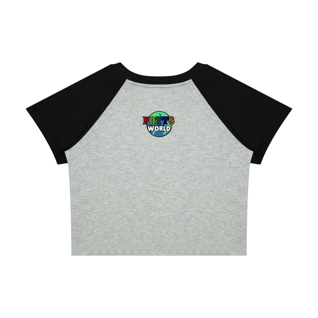 Women’s Raglan "Vibrate Higher" Block Baby T-Shirt