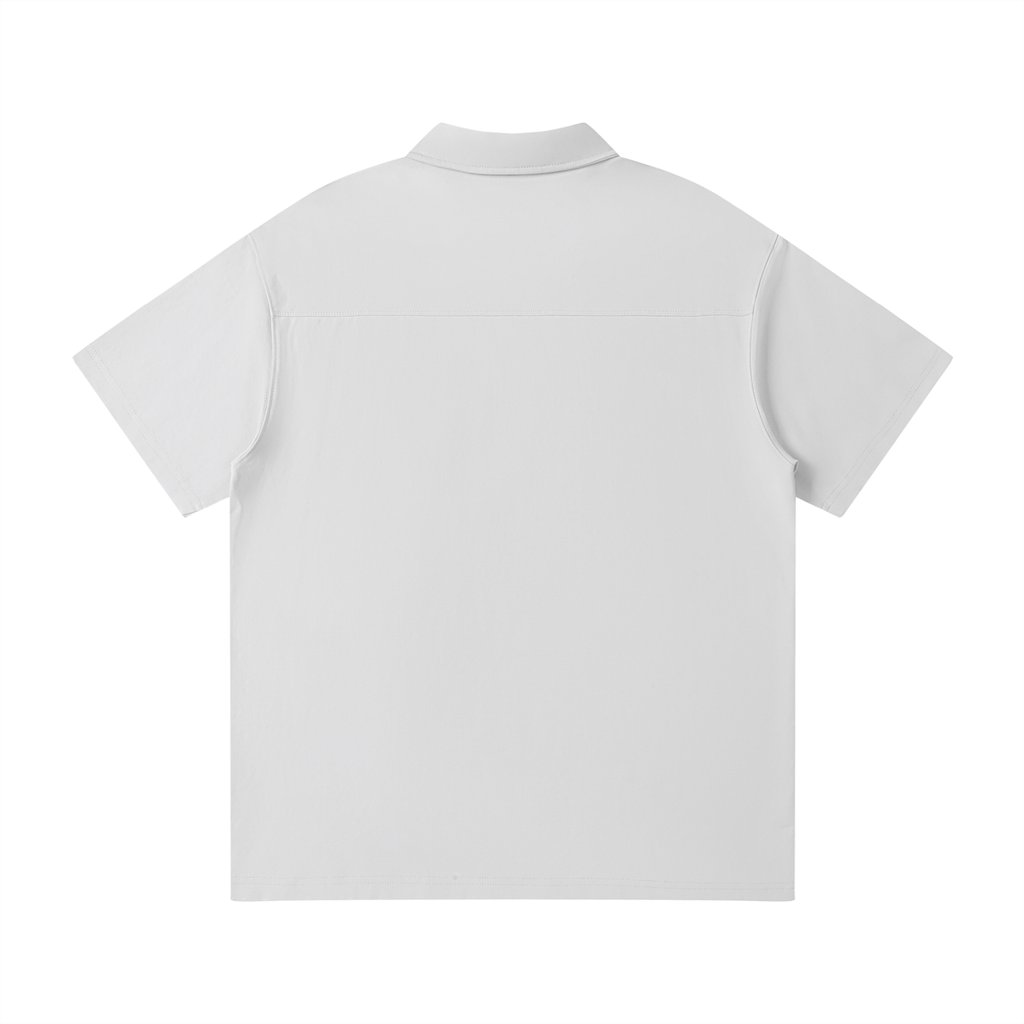 Unisex Quarter-Zip Polo Shirt