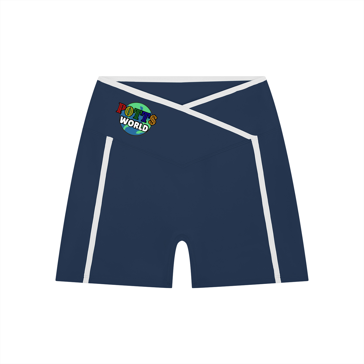 Women’s High Rise Color Block Yoga Shorts