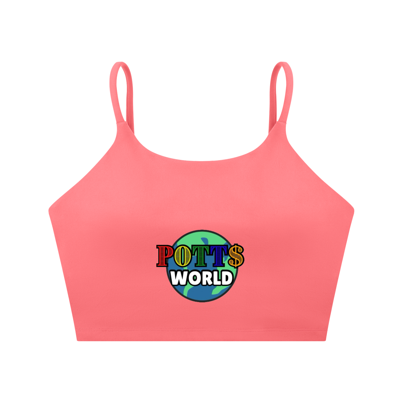 Spaghetti Strap Yoga Sports Bra