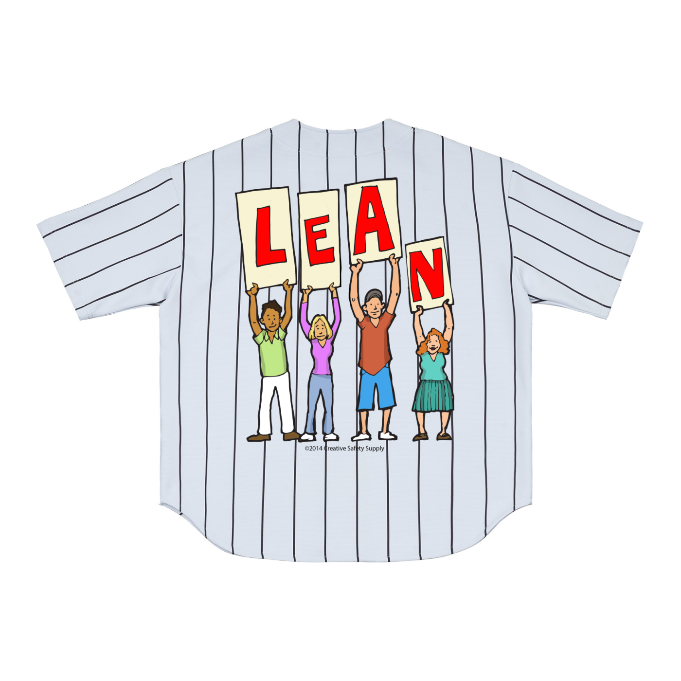 Pinstripe Baseball Jersey