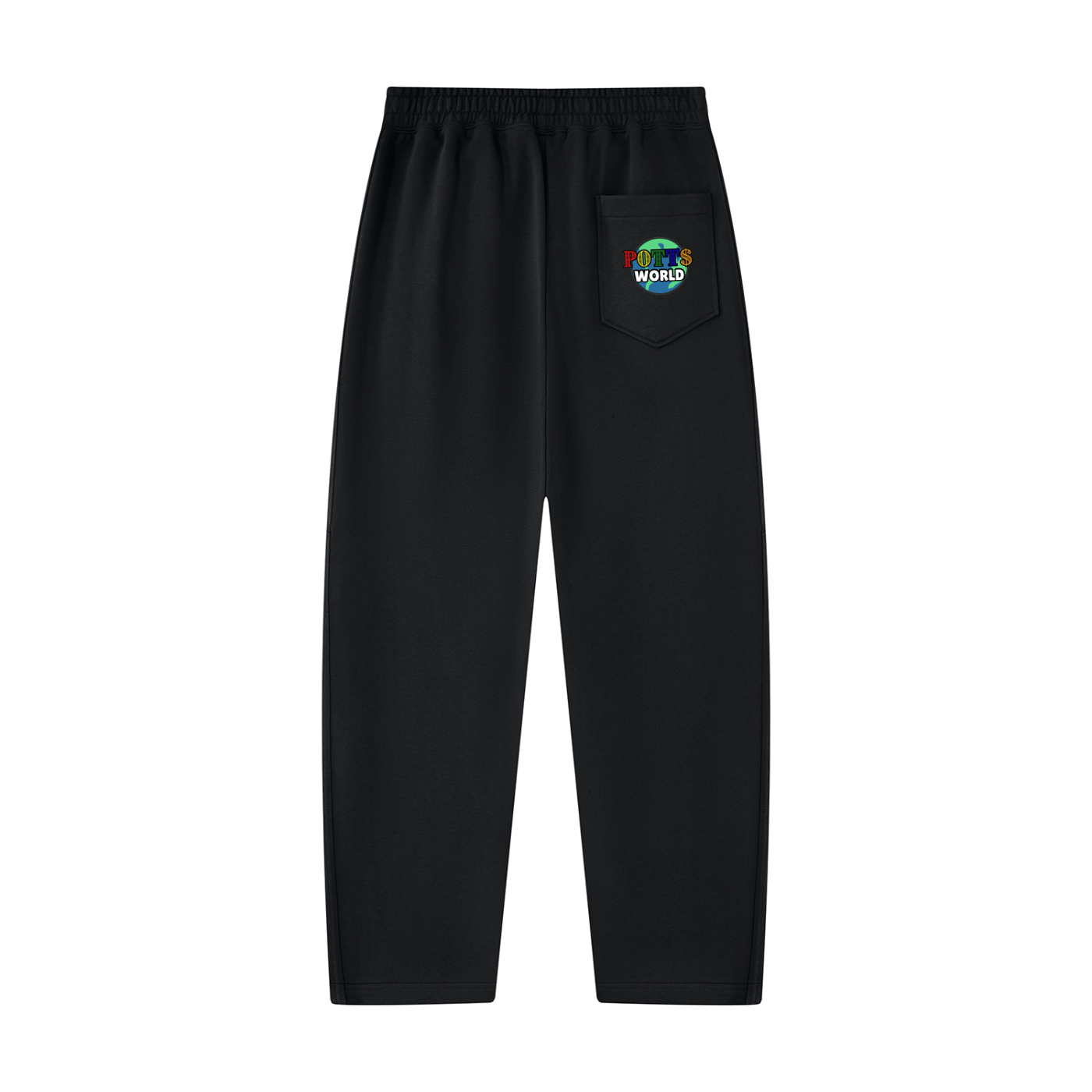 Unisex Tapered Straight Hem Sweatpants