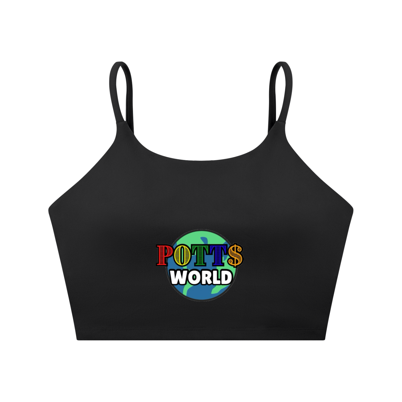 Spaghetti Strap Yoga Sports Bra