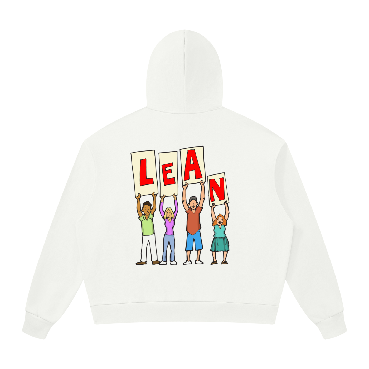 PW Unisex "LEAN"  Full Zip Hoodie