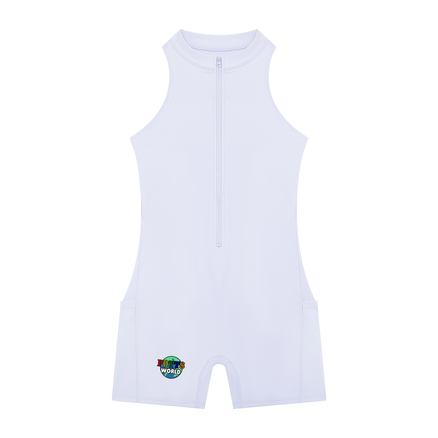 Women’s Quarter-Zip Yoga Romper