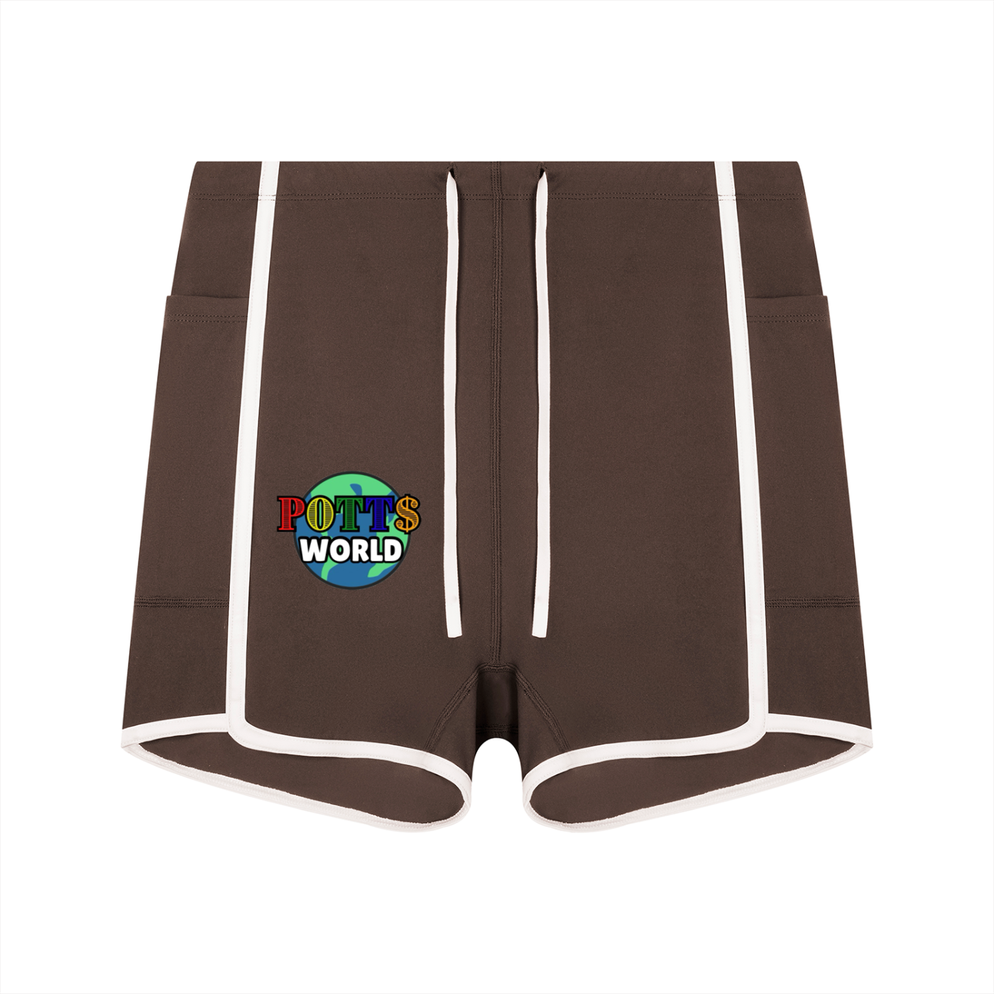 Women's High Rise Color Block Yoga Shorts