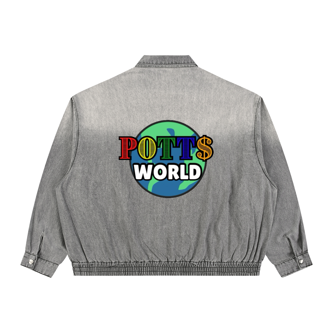 Vintage Full-Zip Denim Jacket