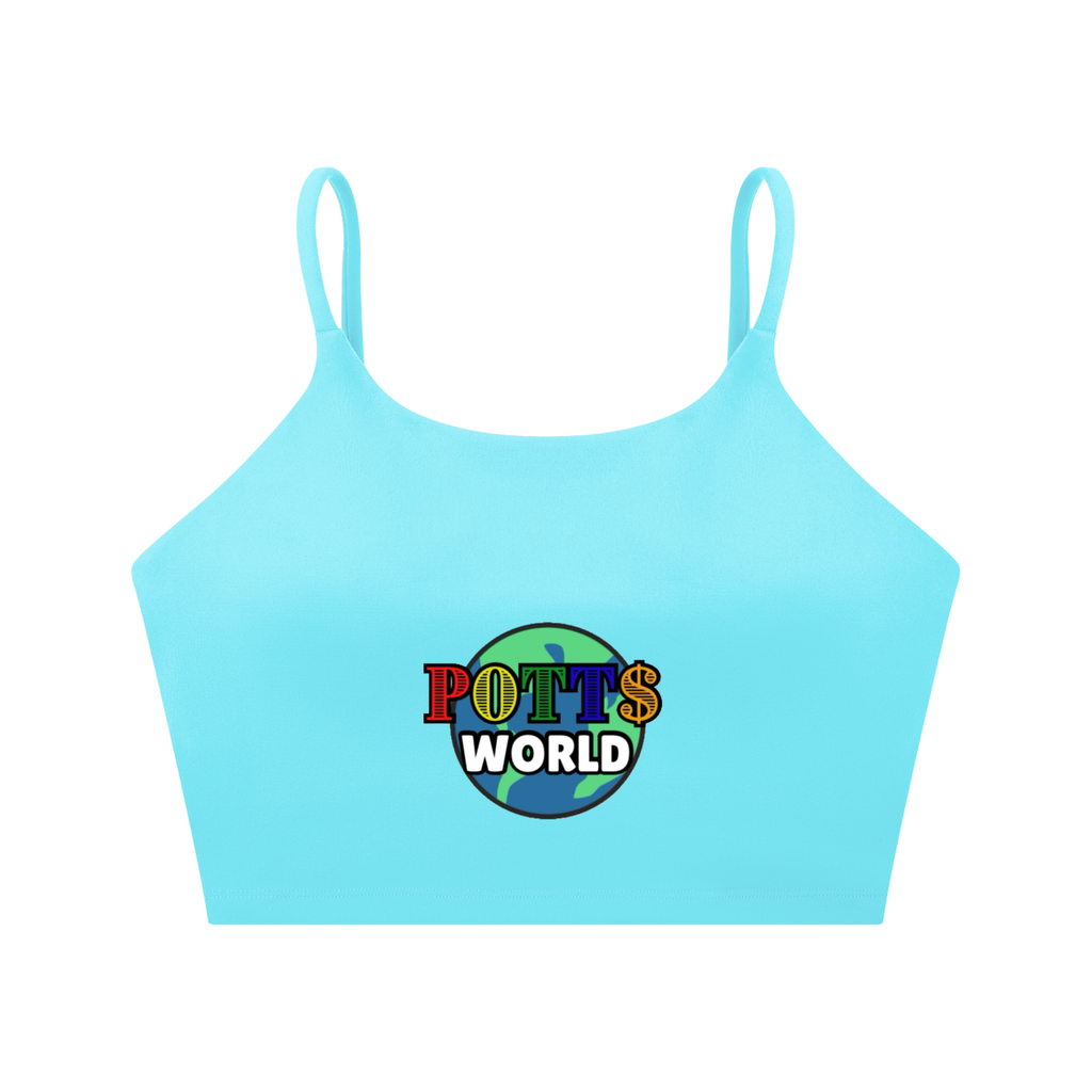 Spaghetti Strap Yoga Sports Bra