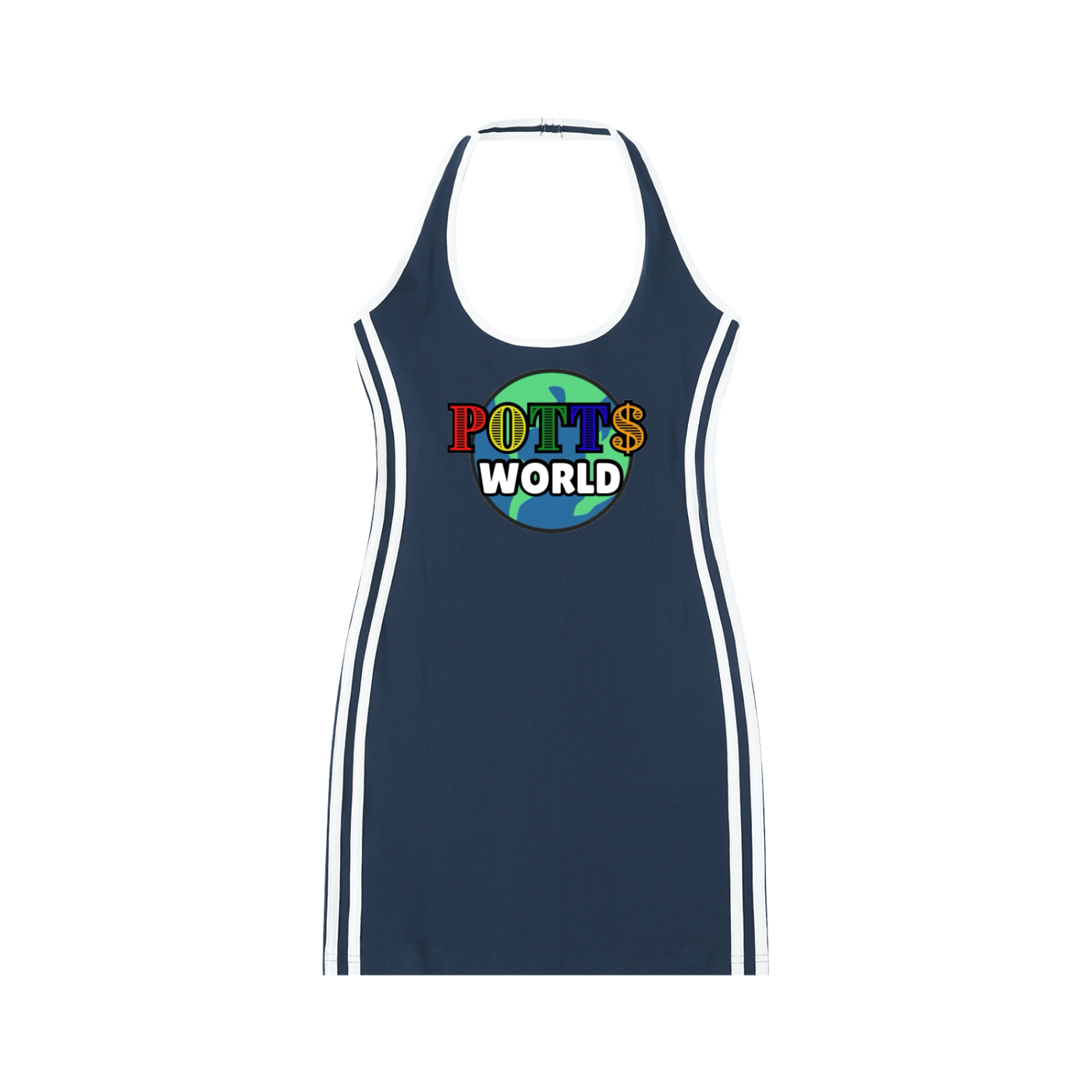 Women's Binding Tight Halter Dress