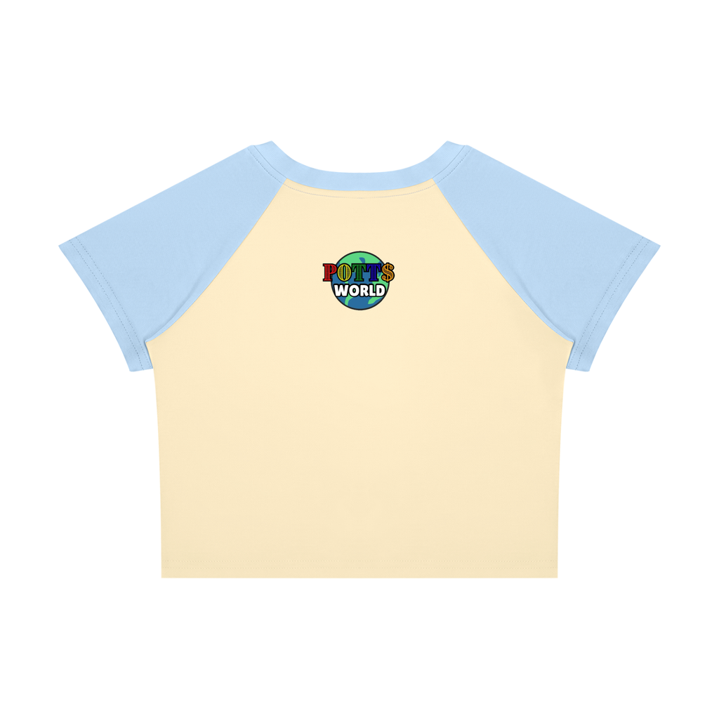 Women’s Raglan "Vibrate Higher" Block Baby T-Shirt