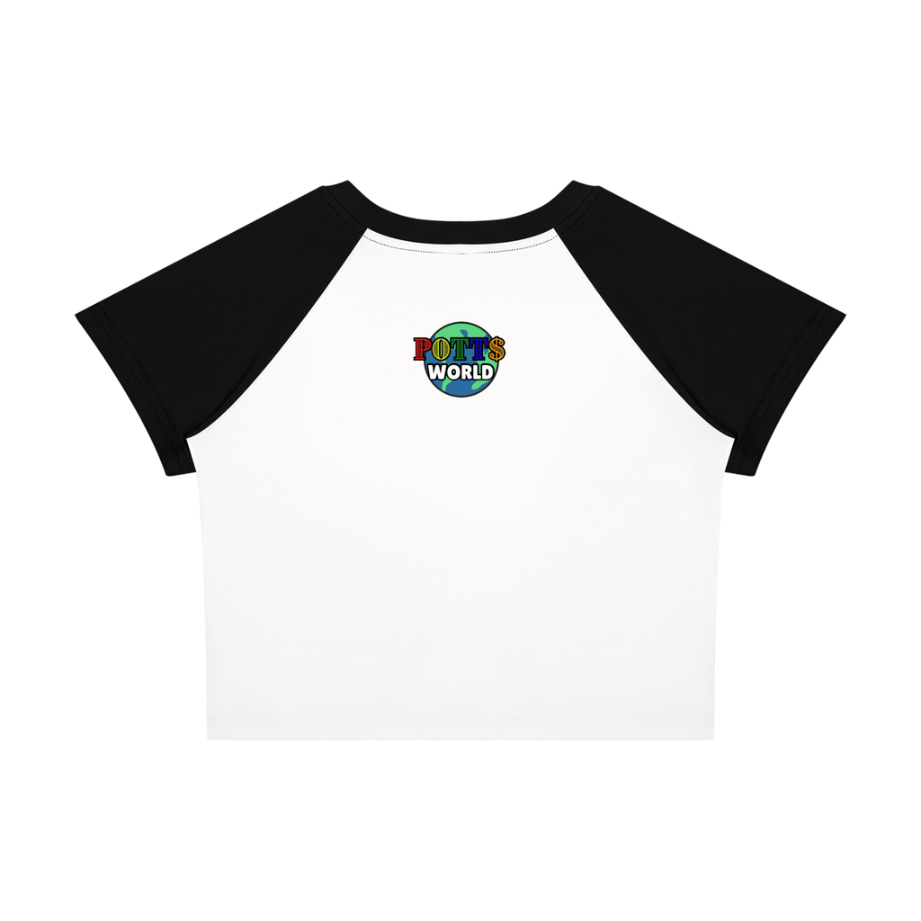 Women’s Raglan "Vibrate Higher" Block Baby T-Shirt