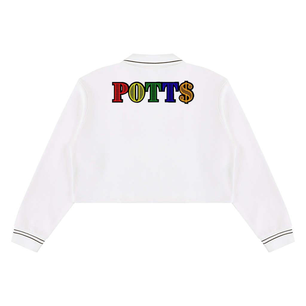 Women’s Crop Collared Sweatshirt