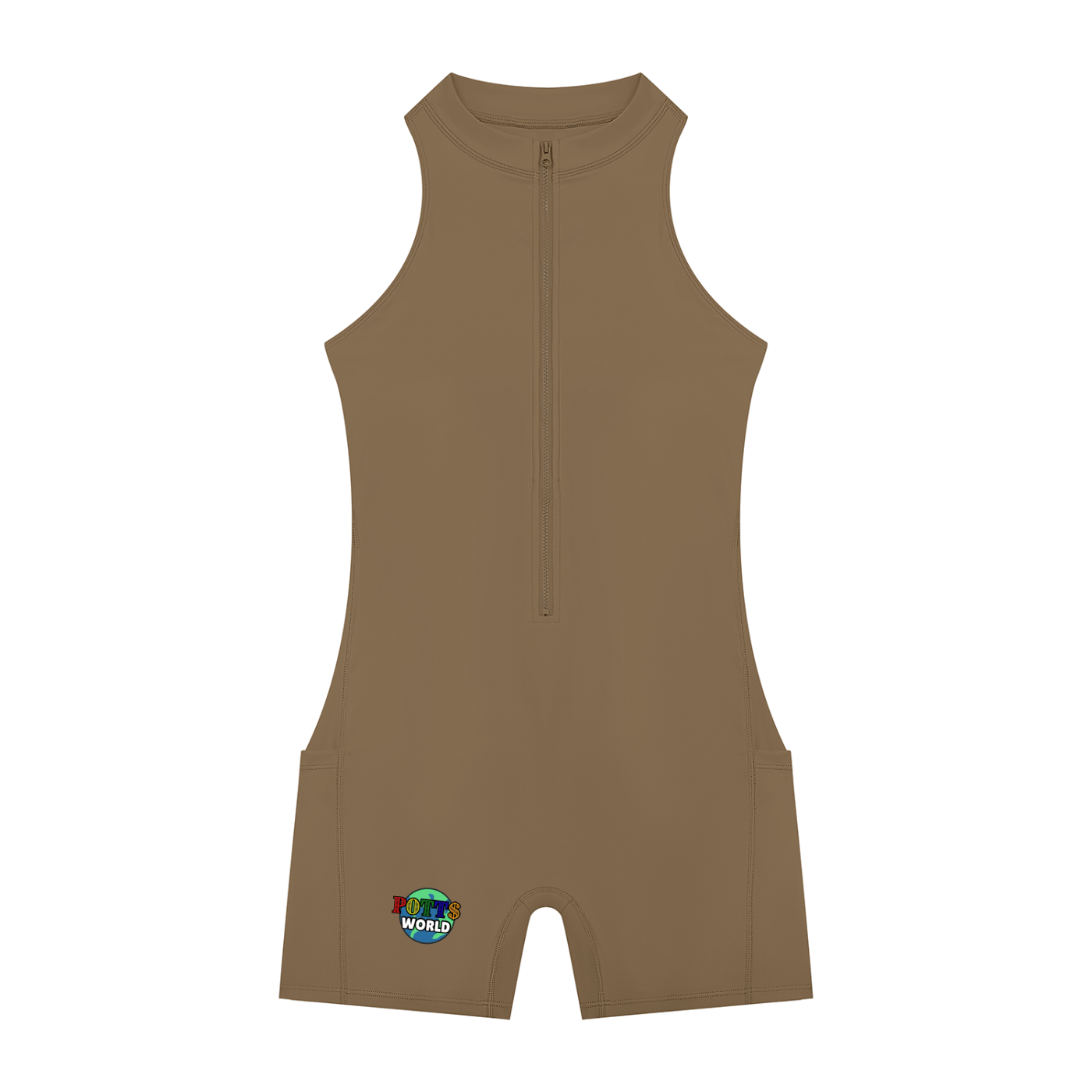 Women’s Quarter-Zip Yoga Romper