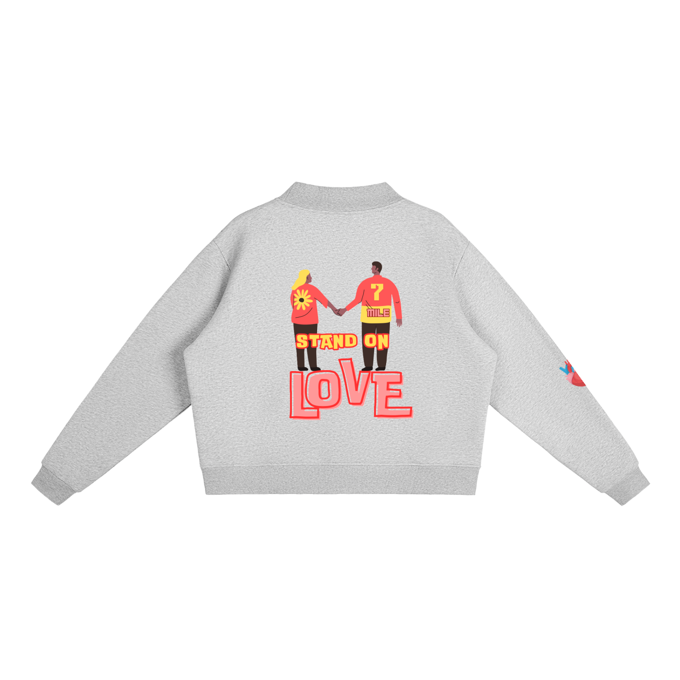 PW Fleece Mock-Neck Crew Sweatshirt