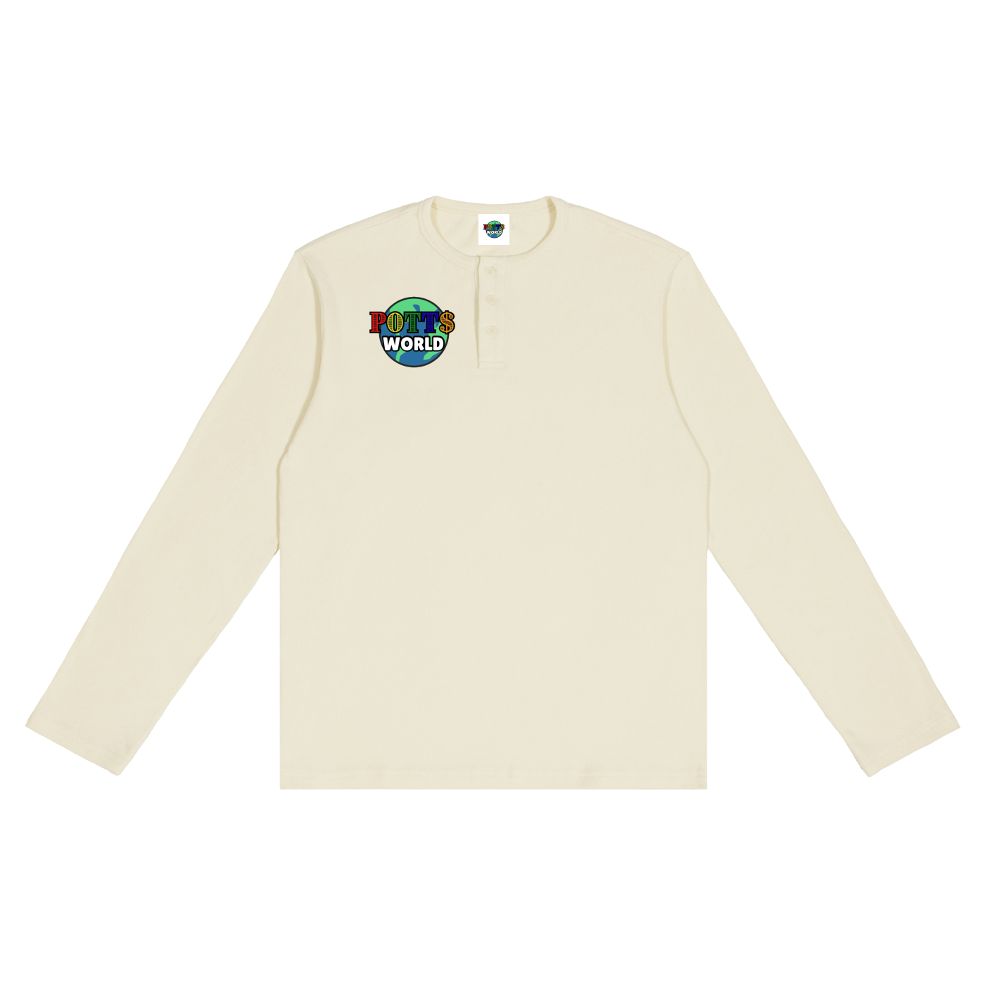 Long Sleeve Henley T-Shirt