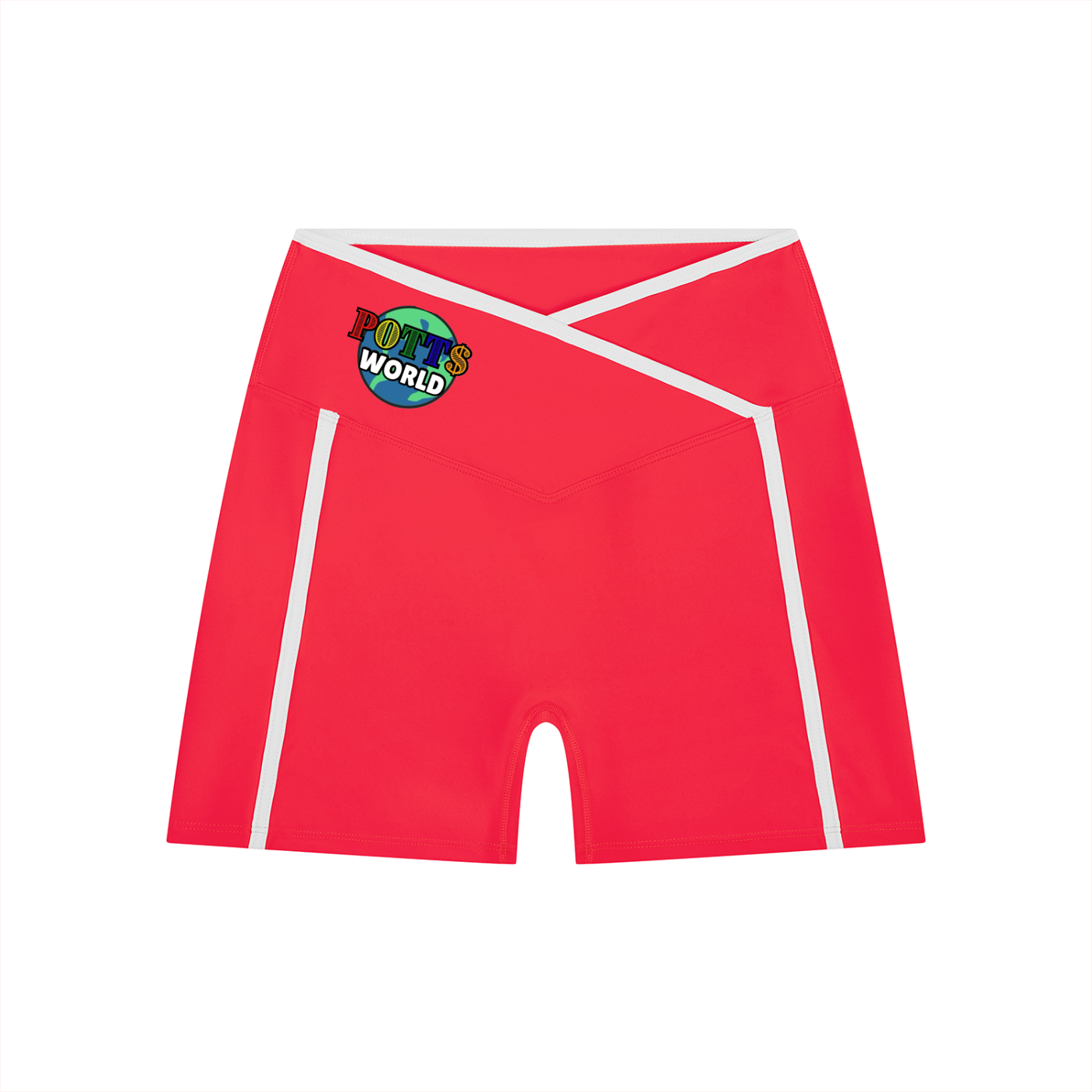 Women’s High Rise Color Block Yoga Shorts