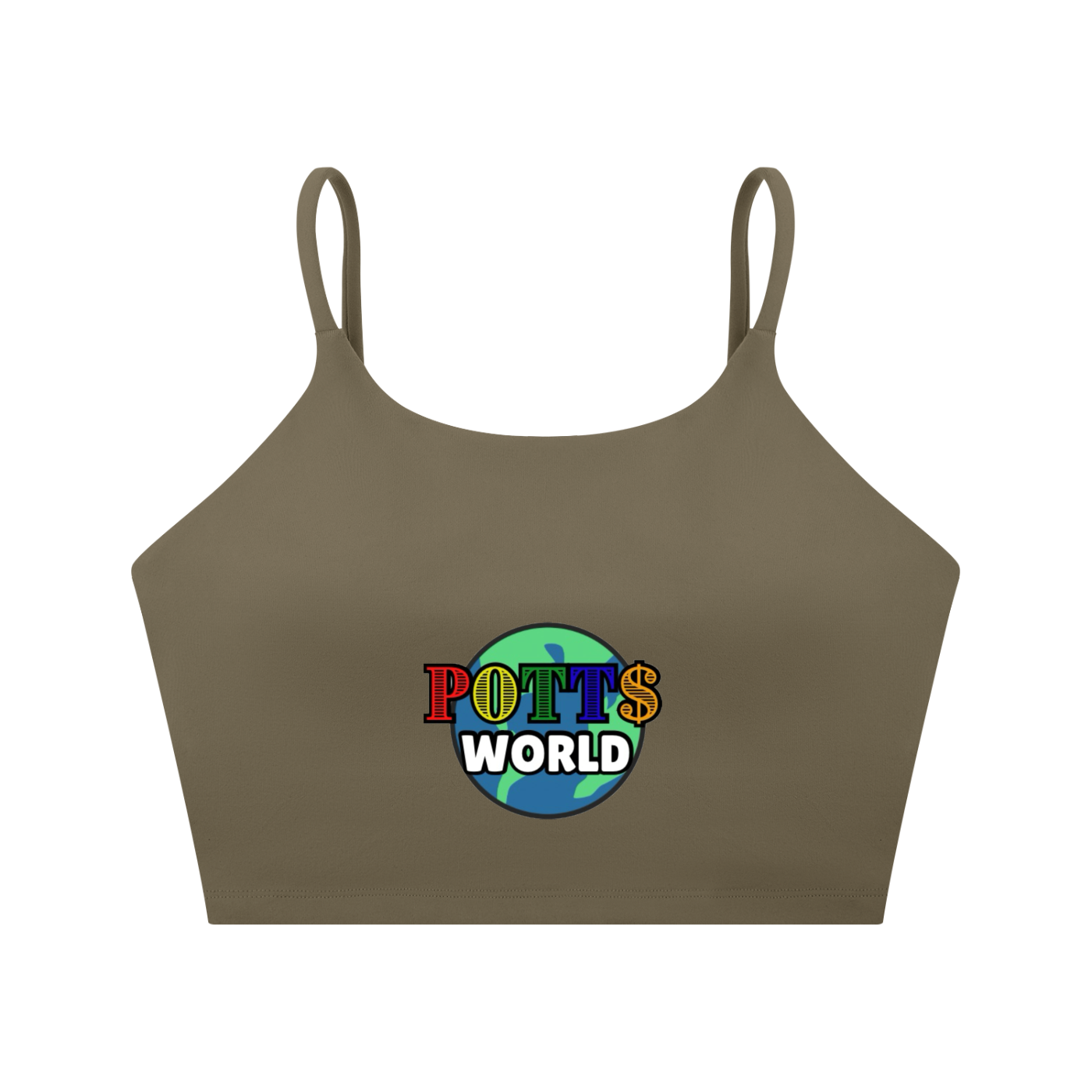 Spaghetti Strap Yoga Sports Bra