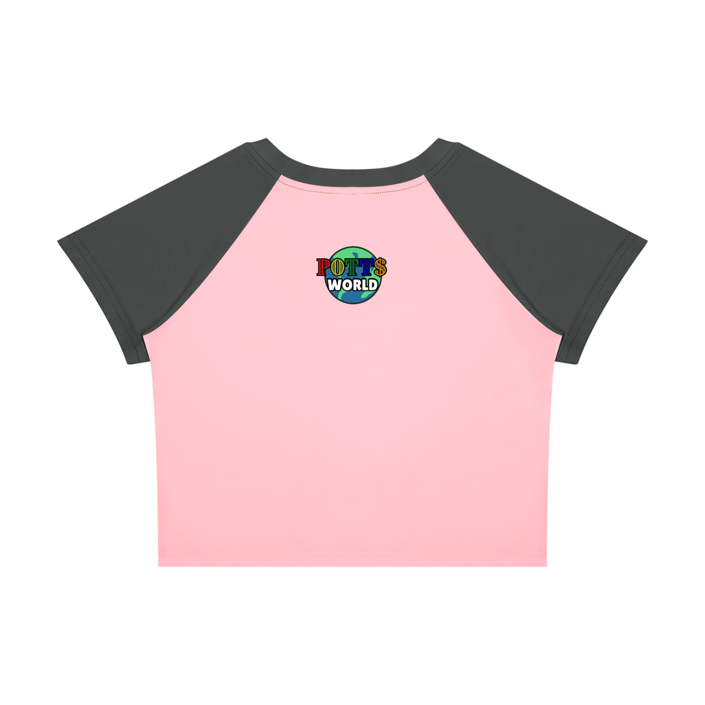 Women’s Raglan "Vibrate Higher" Block Baby T-Shirt