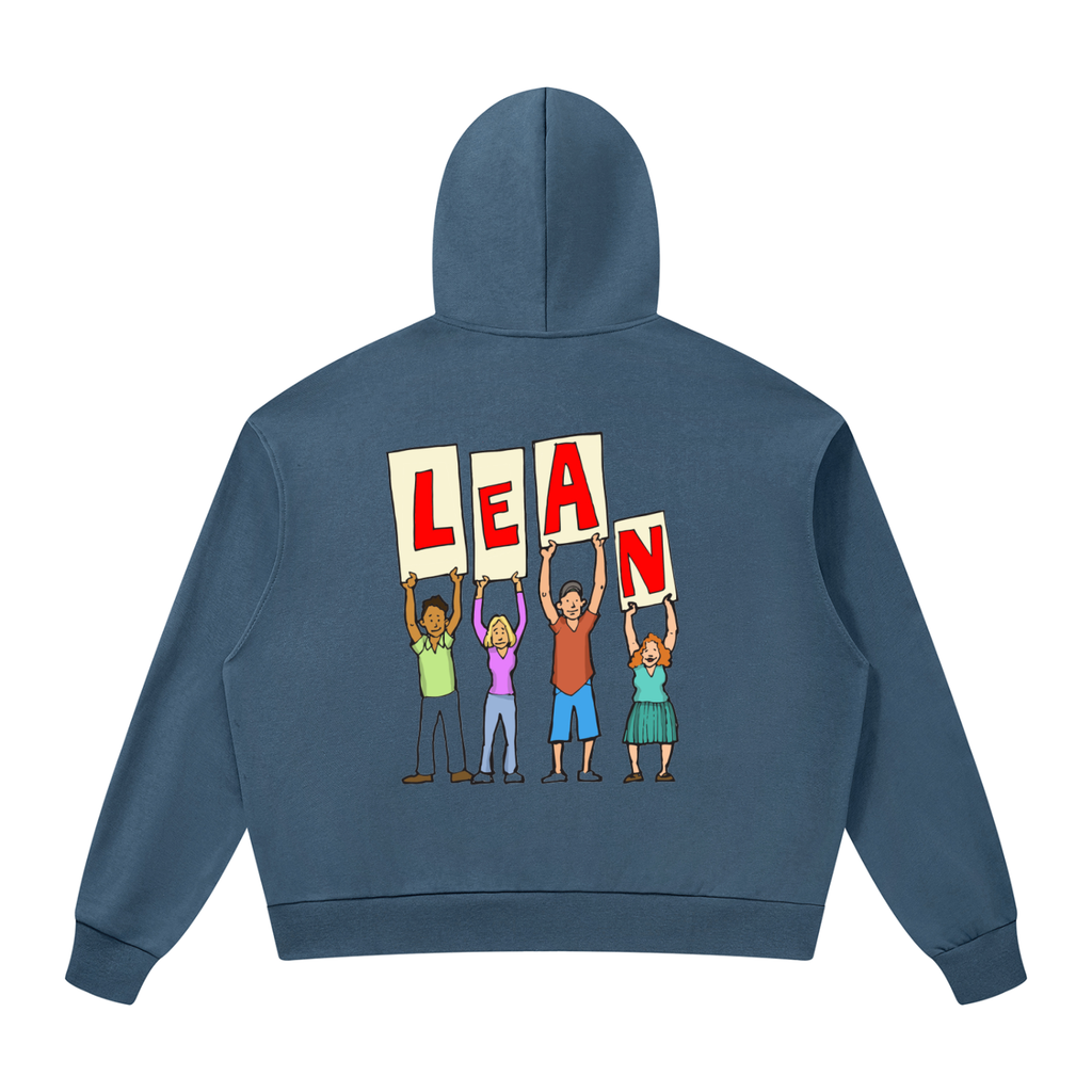 PW Unisex "LEAN"  Full Zip Hoodie