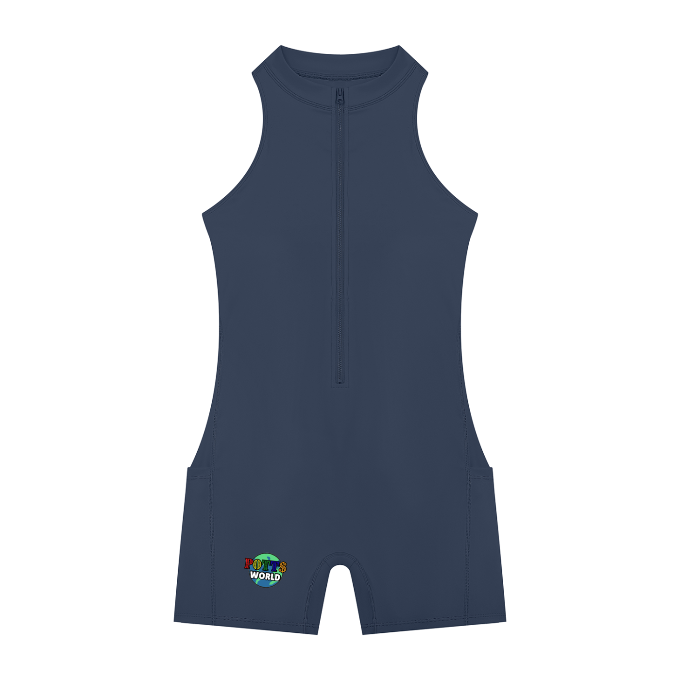 Women’s Quarter-Zip Yoga Romper