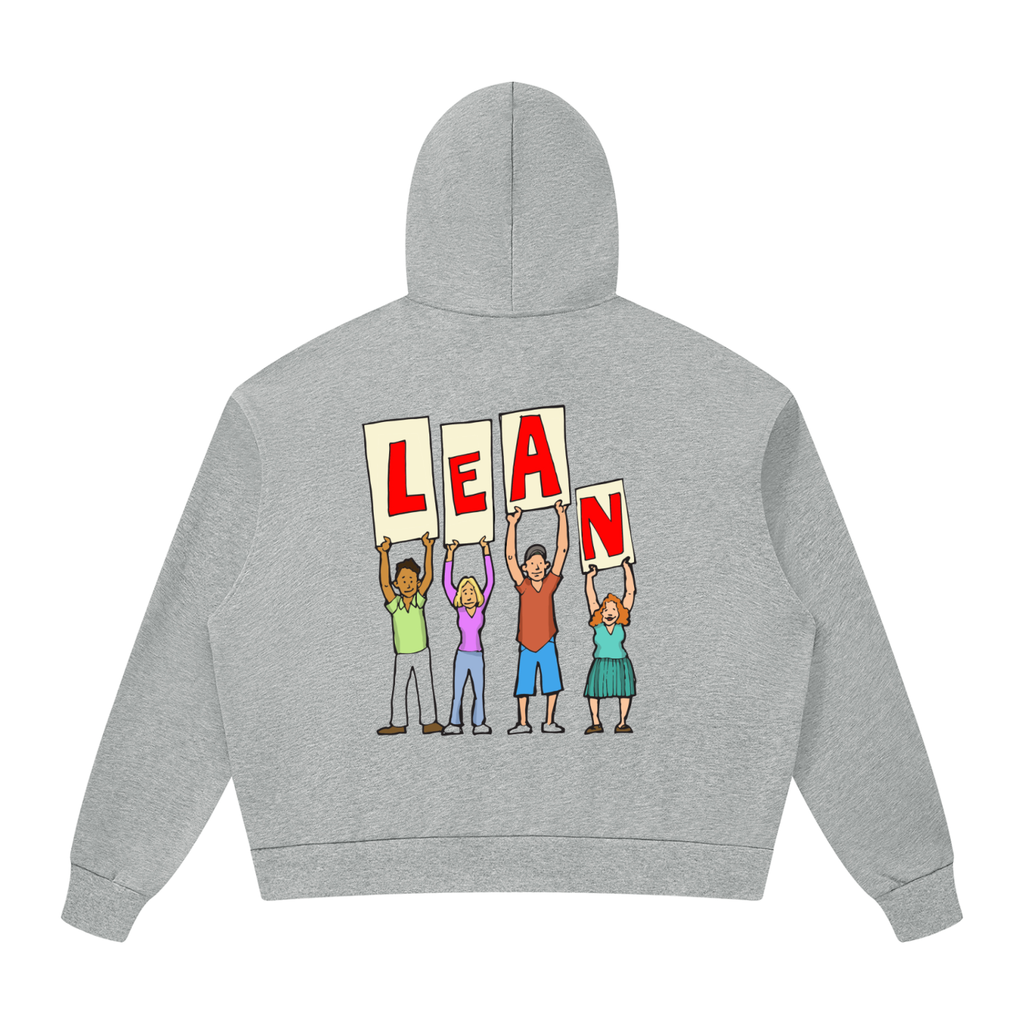 PW Unisex "LEAN"  Full Zip Hoodie
