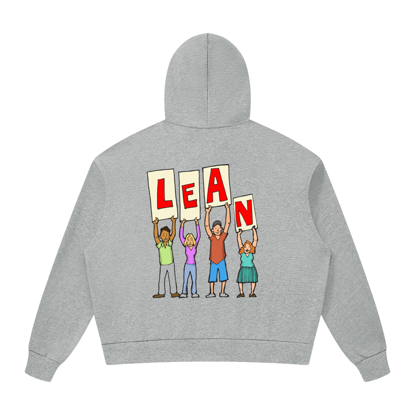 PW Unisex "LEAN"  Full Zip Hoodie