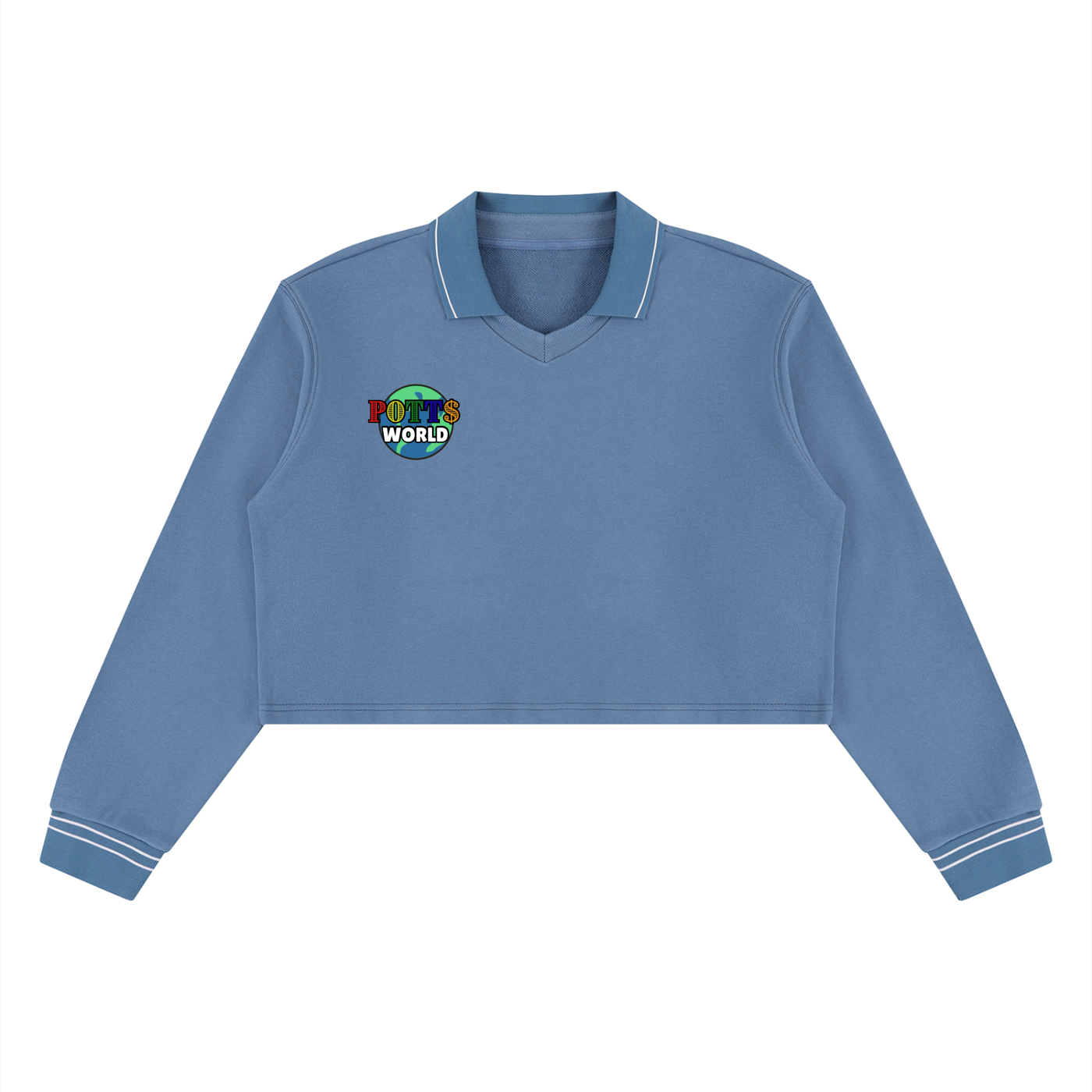 Women’s Crop Collared Sweatshirt
