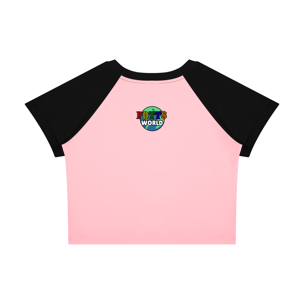 Women’s Raglan "Vibrate Higher" Block Baby T-Shirt