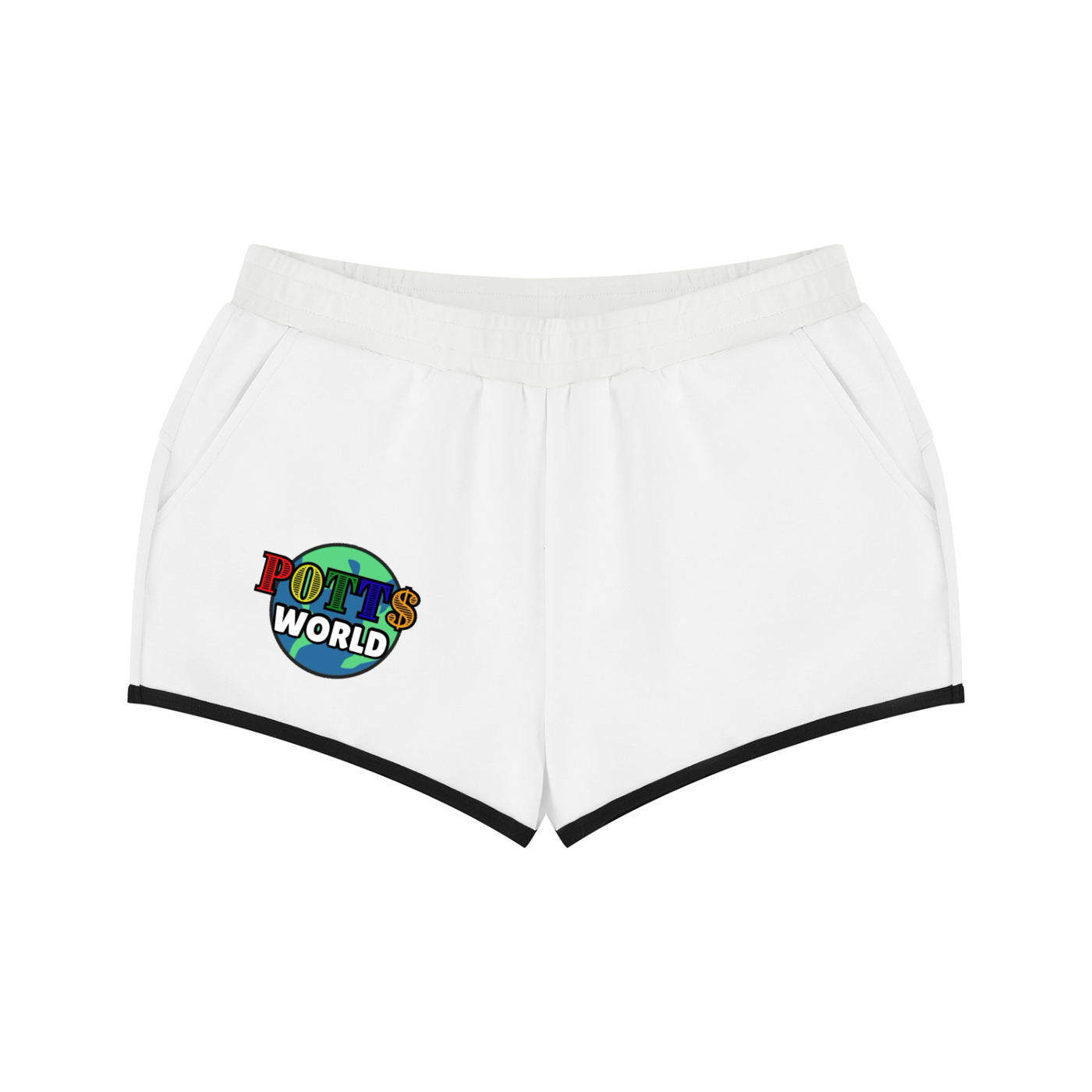 Women's Retro Contrast Binding Shorts