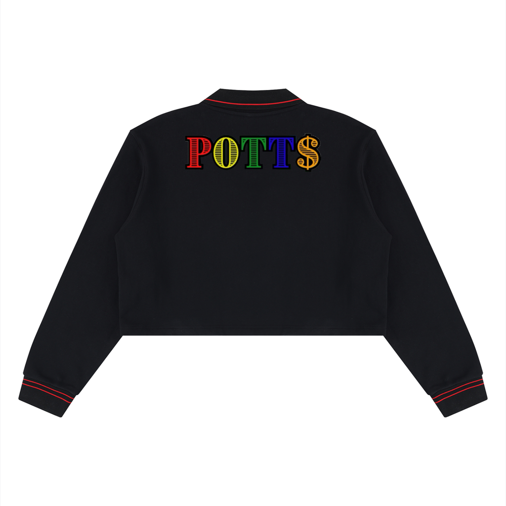 Women’s Crop Collared Sweatshirt