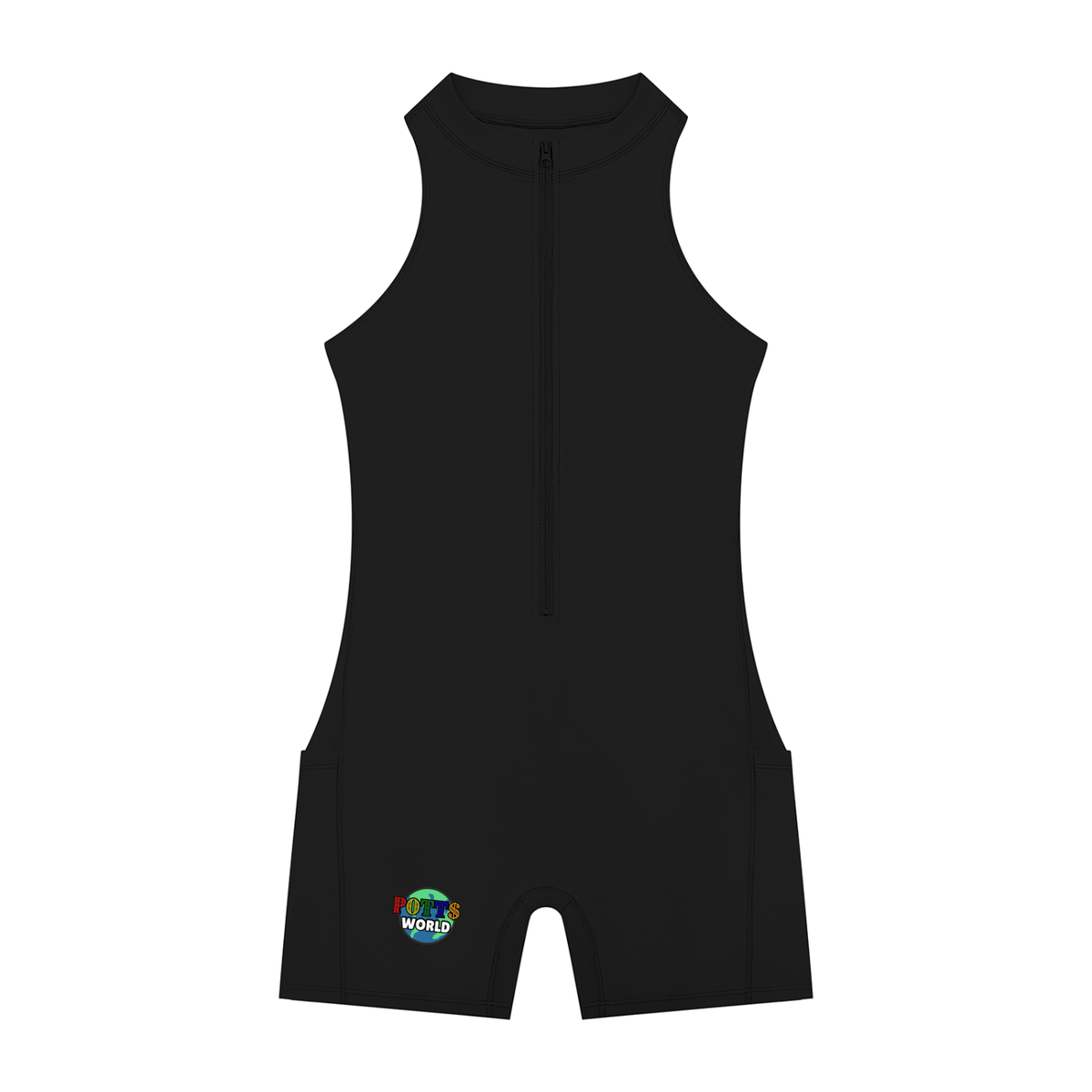 Women’s Quarter-Zip Yoga Romper