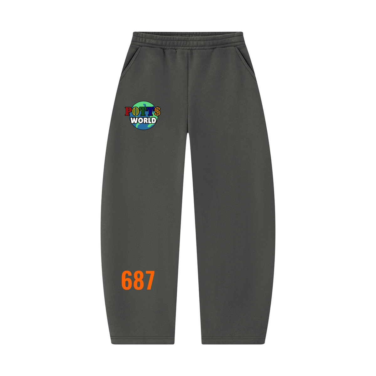 PW Unisex Barrel Leg Sweatpants
